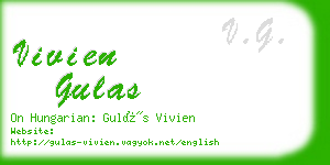 vivien gulas business card